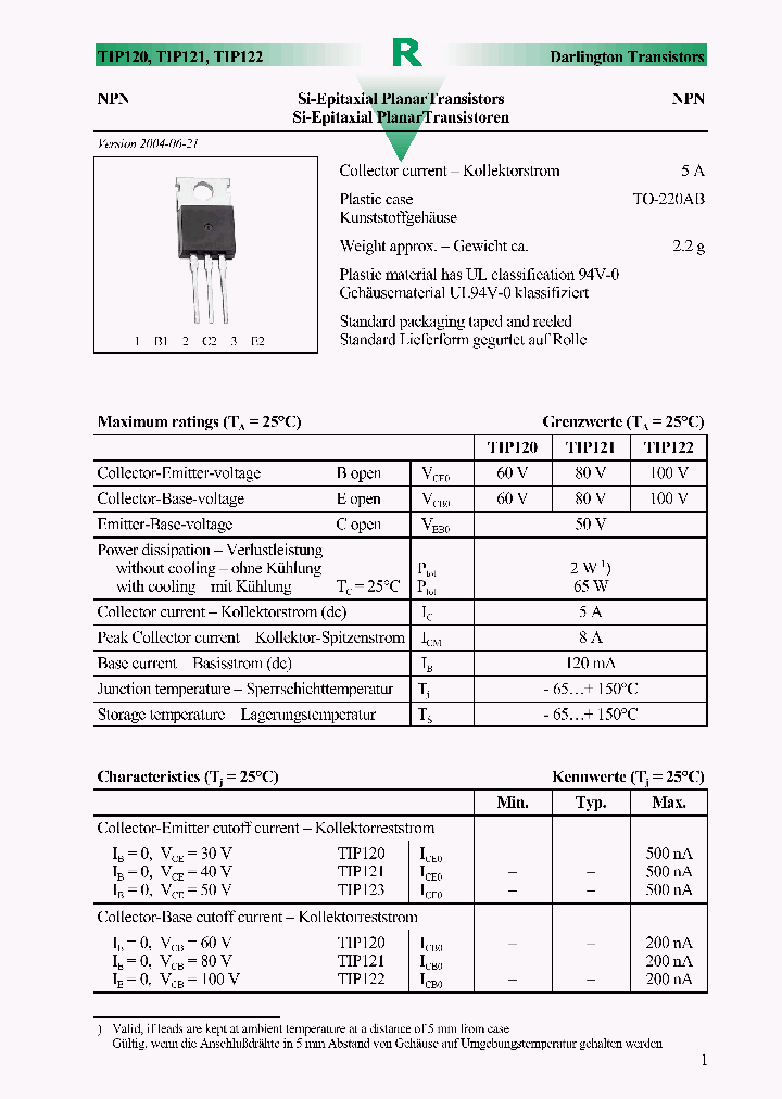 TIP120_309119.PDF Datasheet