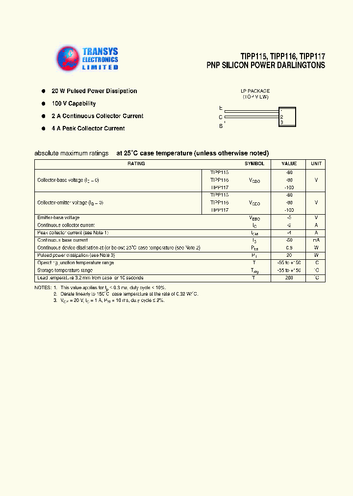 TIPP116_322981.PDF Datasheet