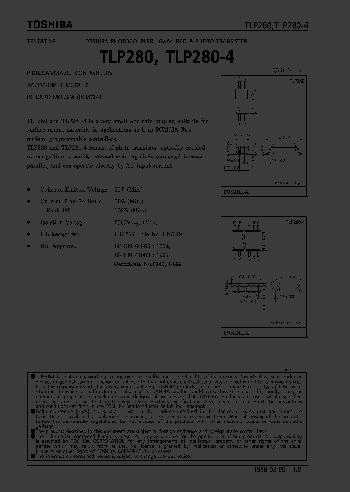 TLP280-4_330530.PDF Datasheet