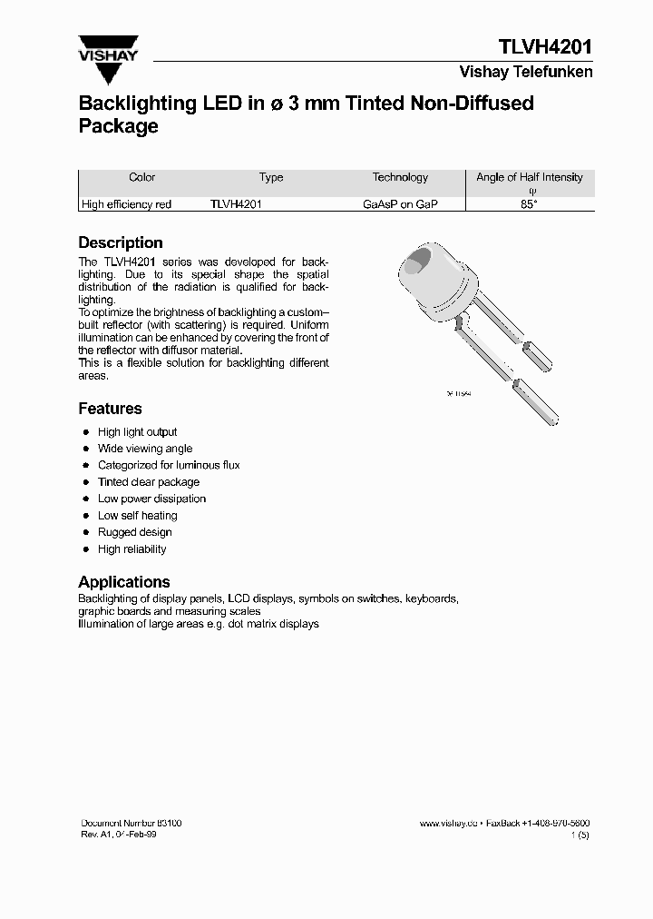 TLVH4201_364078.PDF Datasheet