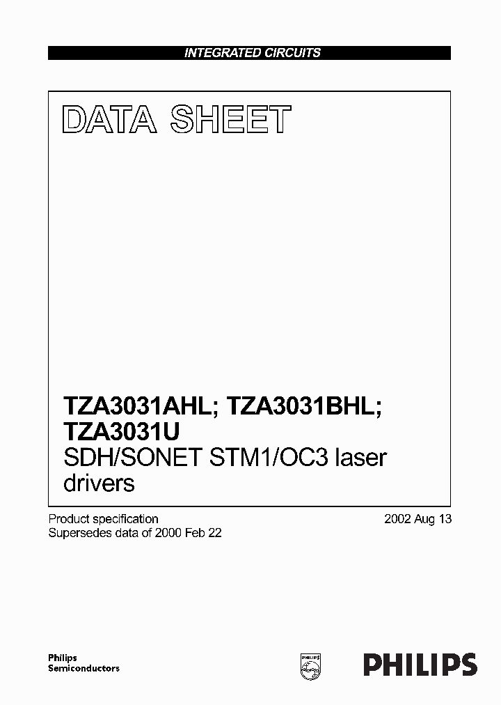 TZA3031U_369220.PDF Datasheet