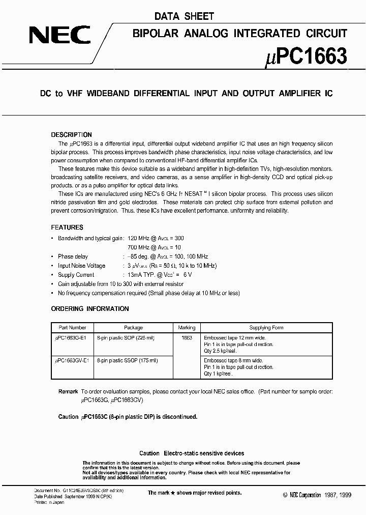 UPC1663_88955.PDF Datasheet