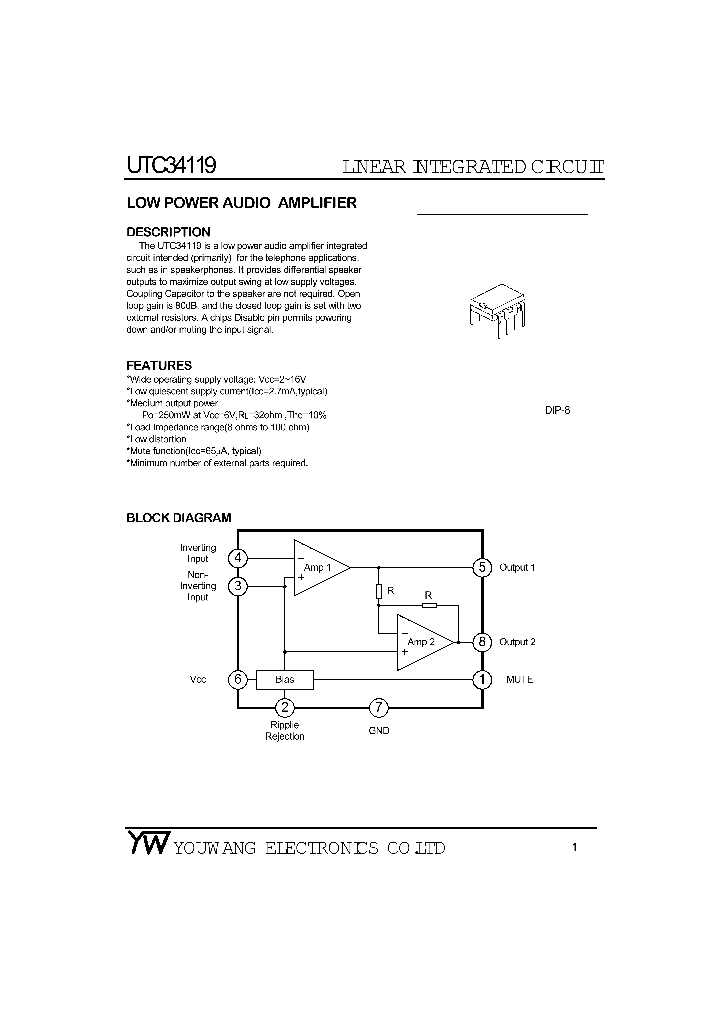 UTC34119_200688.PDF Datasheet