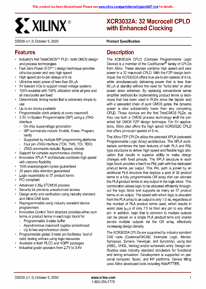 XCR3032A_193979.PDF Datasheet