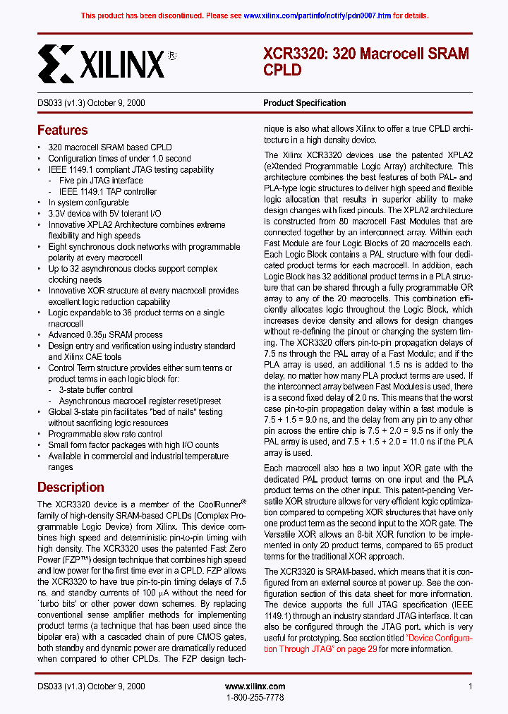 XCR3320_346372.PDF Datasheet