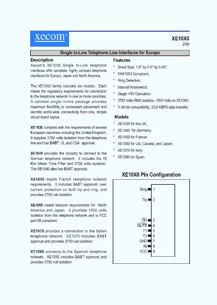 XE1050_312729.PDF Datasheet