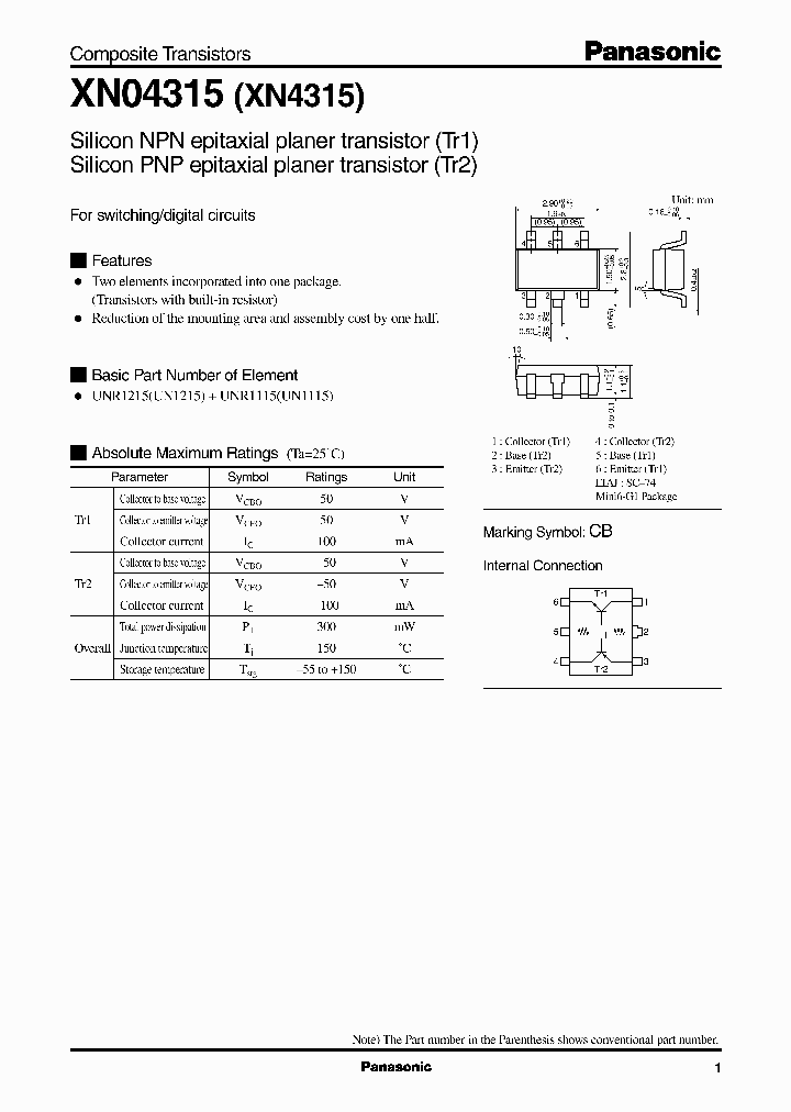 XN04315_323522.PDF Datasheet