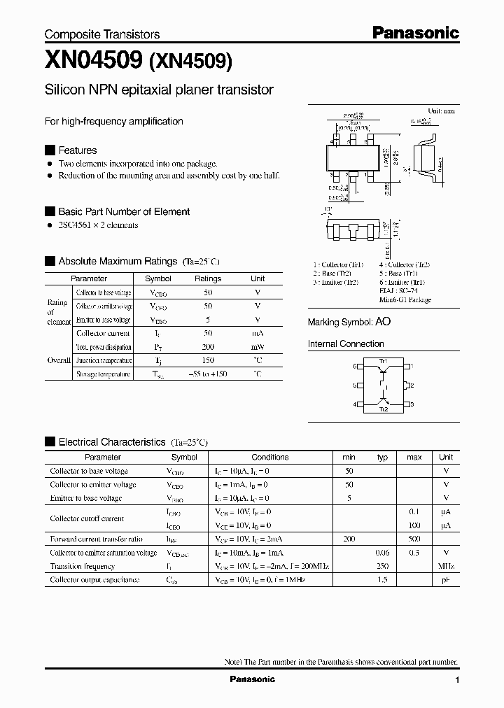 XN04509_316460.PDF Datasheet