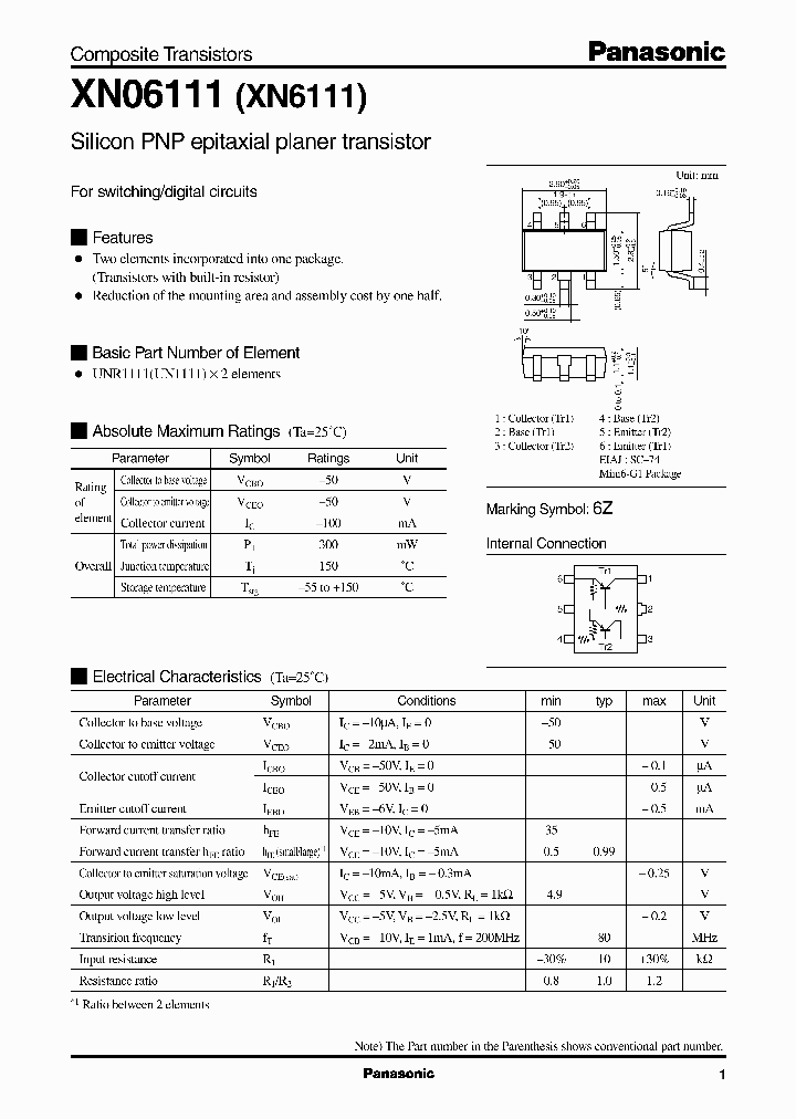 XN06111_350455.PDF Datasheet