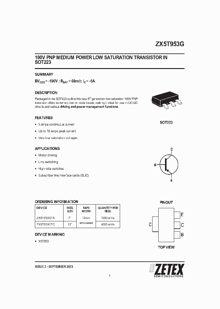 ZX5T953GTC_385235.PDF Datasheet