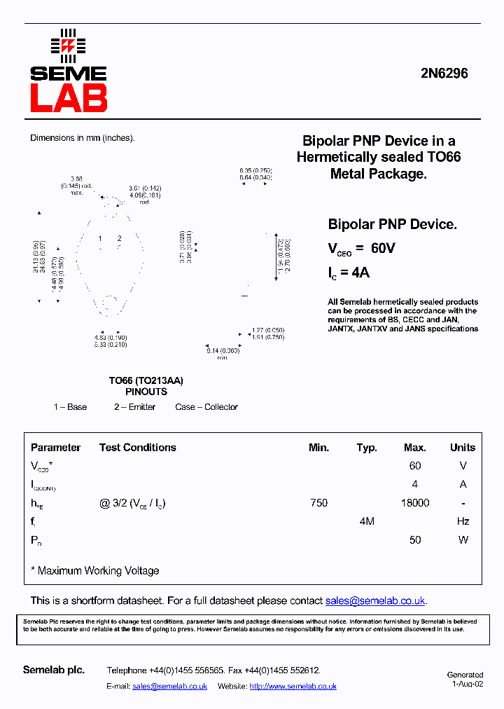SF2N6296_425523.PDF Datasheet
