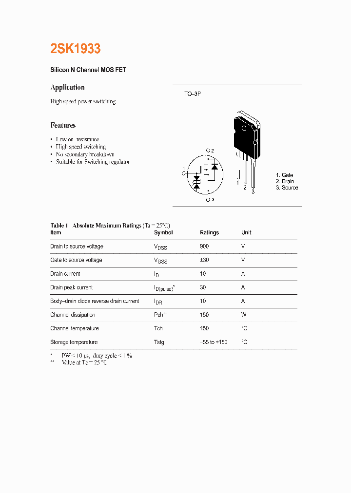 2SK1933_415495.PDF Datasheet