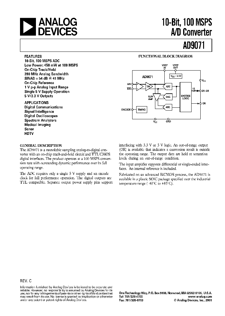 AD9071_398409.PDF Datasheet