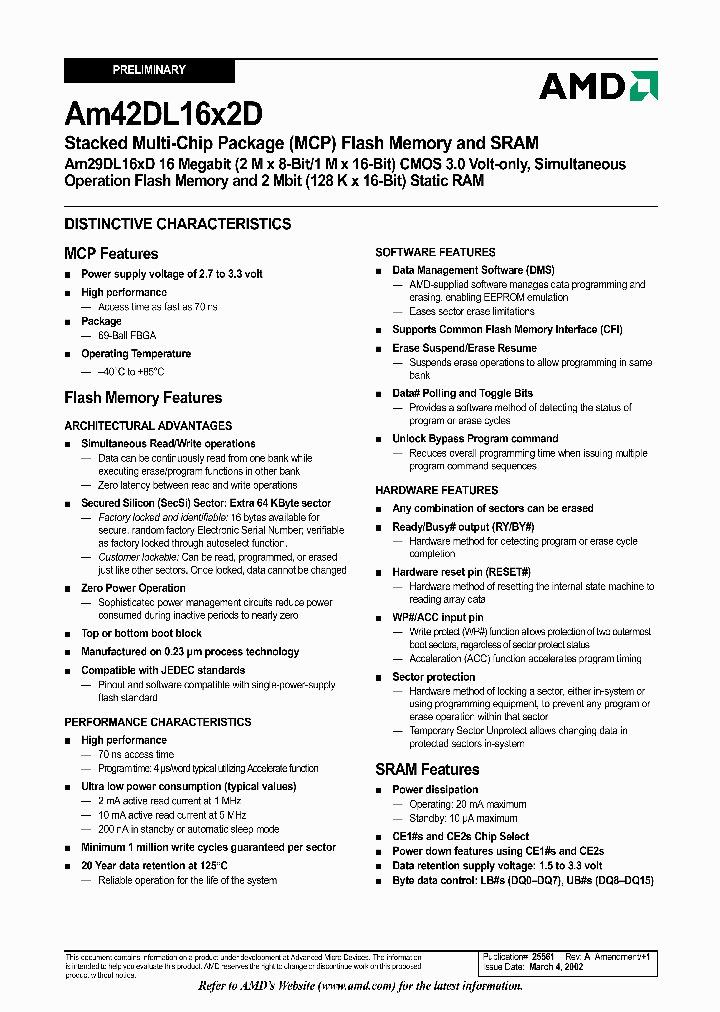 AM42DL16X2D_404345.PDF Datasheet