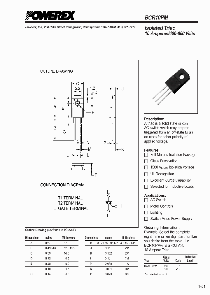 BCR10PM-8L_397030.PDF Datasheet