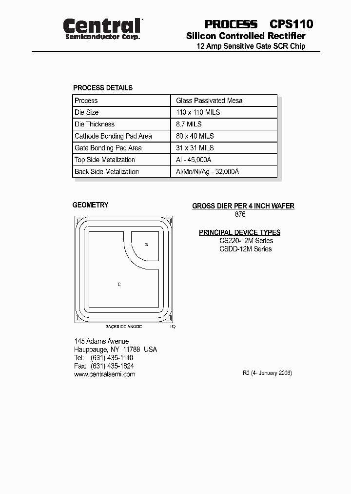 CPS110_429673.PDF Datasheet