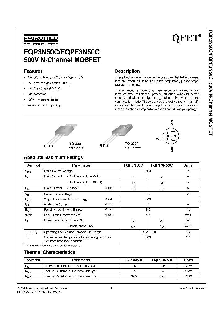 FQPF3N50C_409162.PDF Datasheet