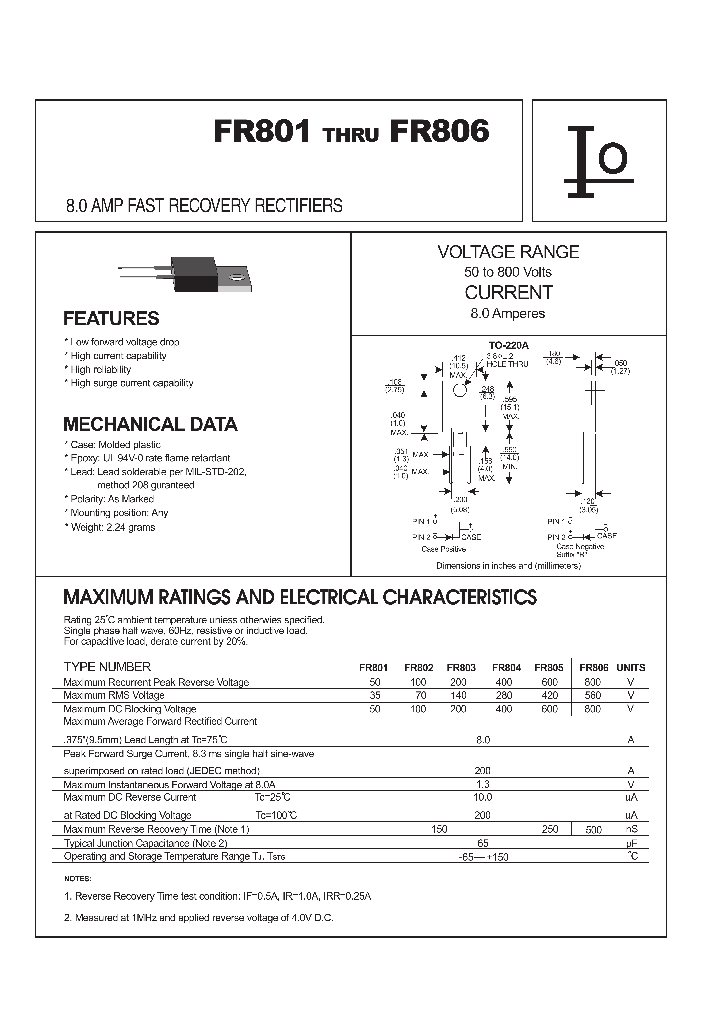 FR805_408406.PDF Datasheet