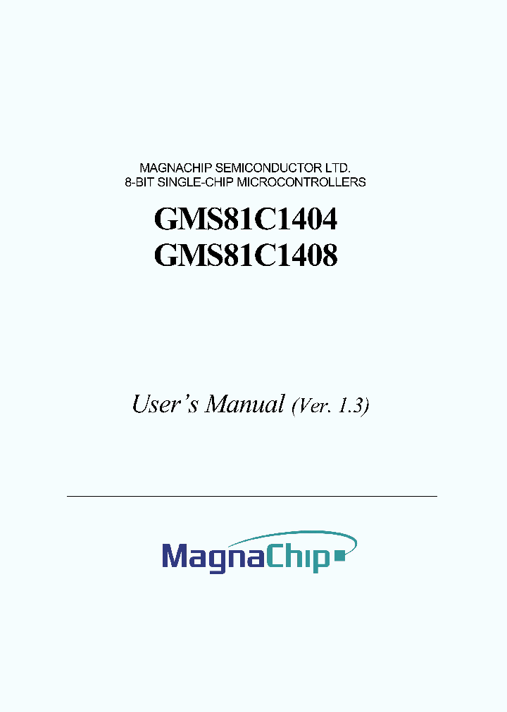 GMS81C1404_387241.PDF Datasheet