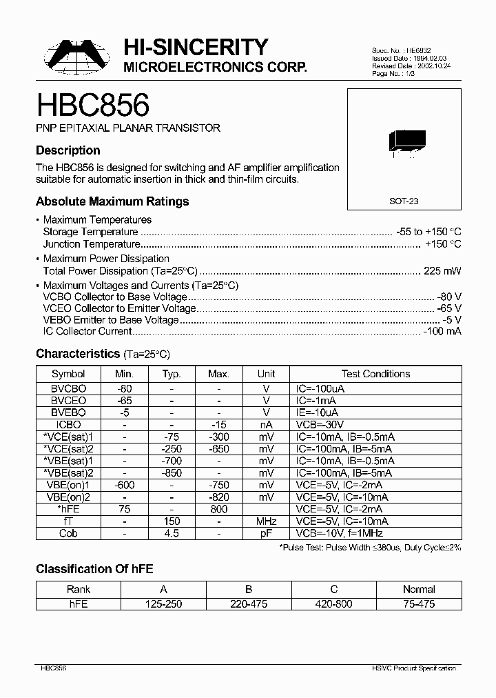 HBC856_406026.PDF Datasheet