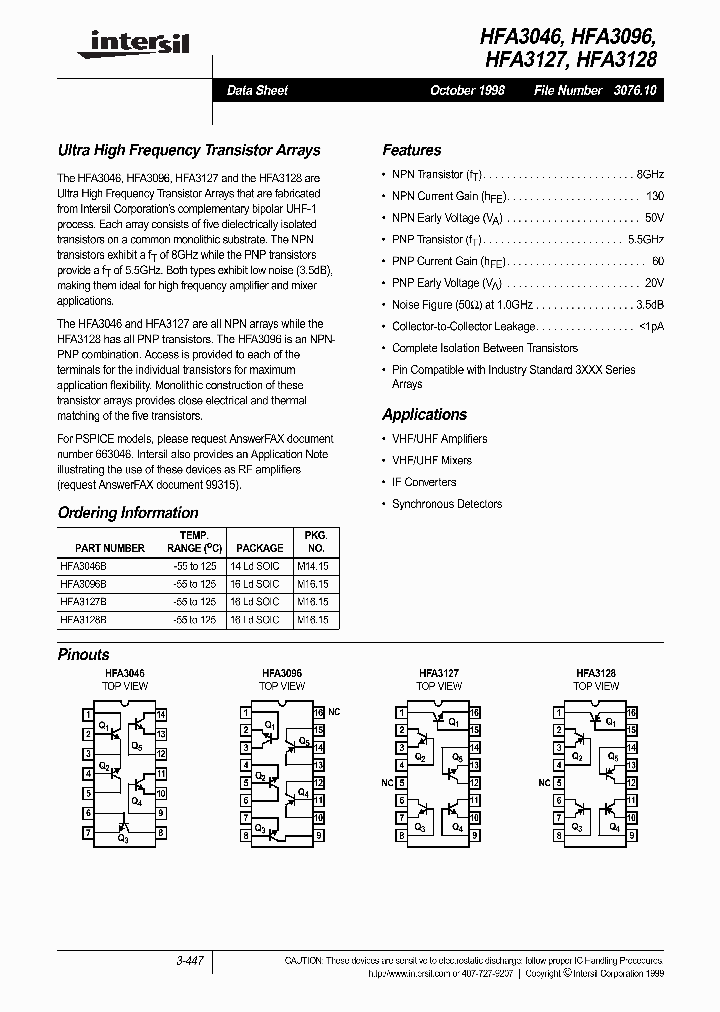 HFA3096_134510.PDF Datasheet