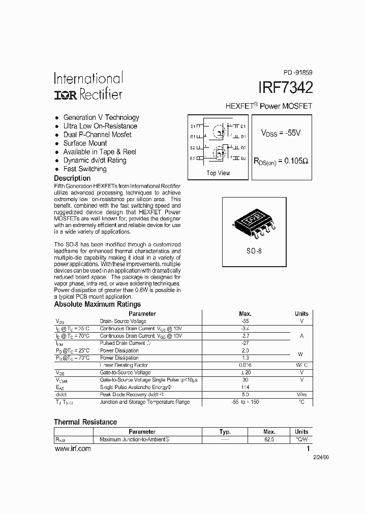 IRF7342_143017.PDF Datasheet