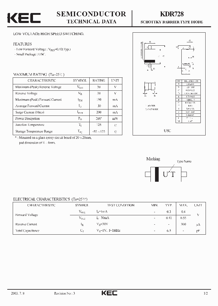 KDR728_428604.PDF Datasheet