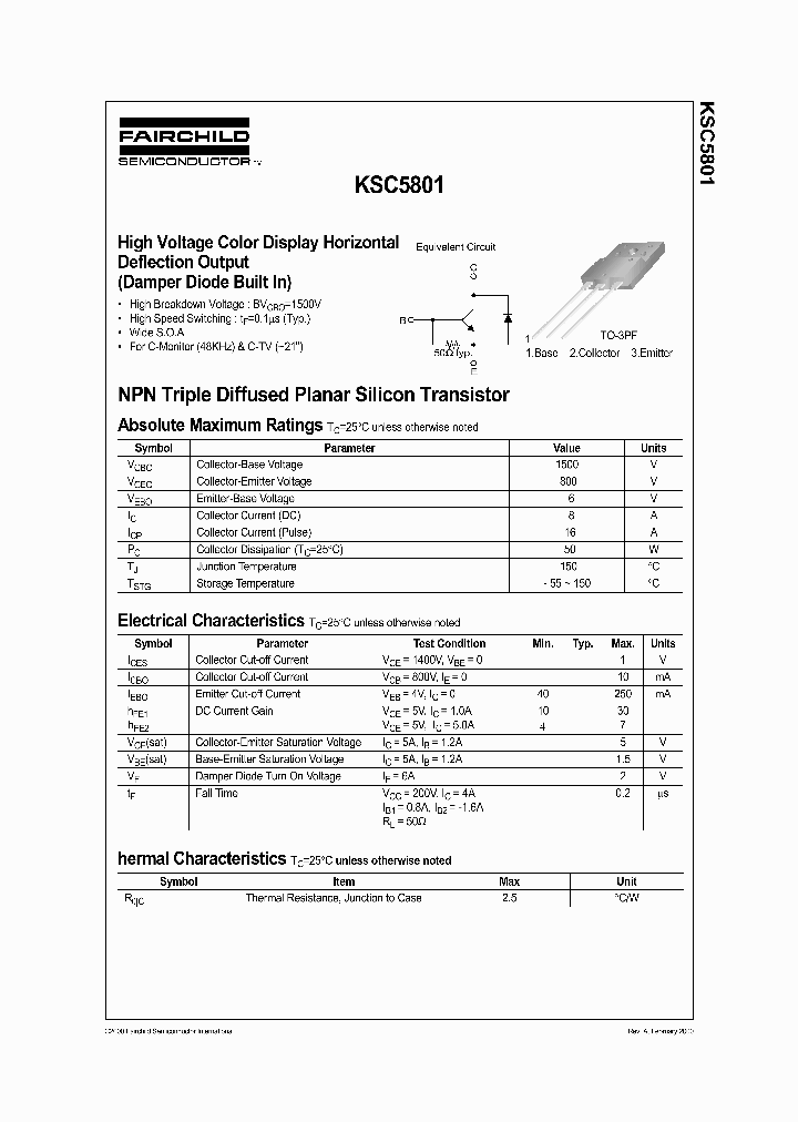 KSC5801_432374.PDF Datasheet