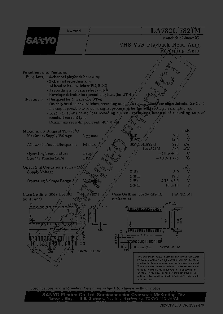 LA7321_401163.PDF Datasheet