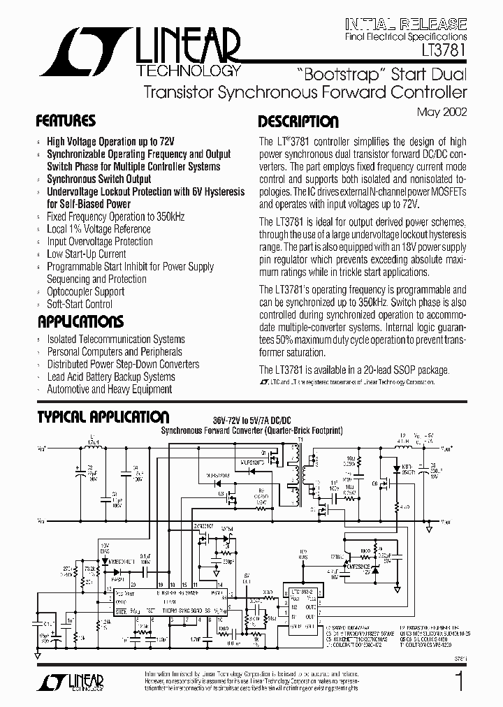 LT3781EG_407930.PDF Datasheet