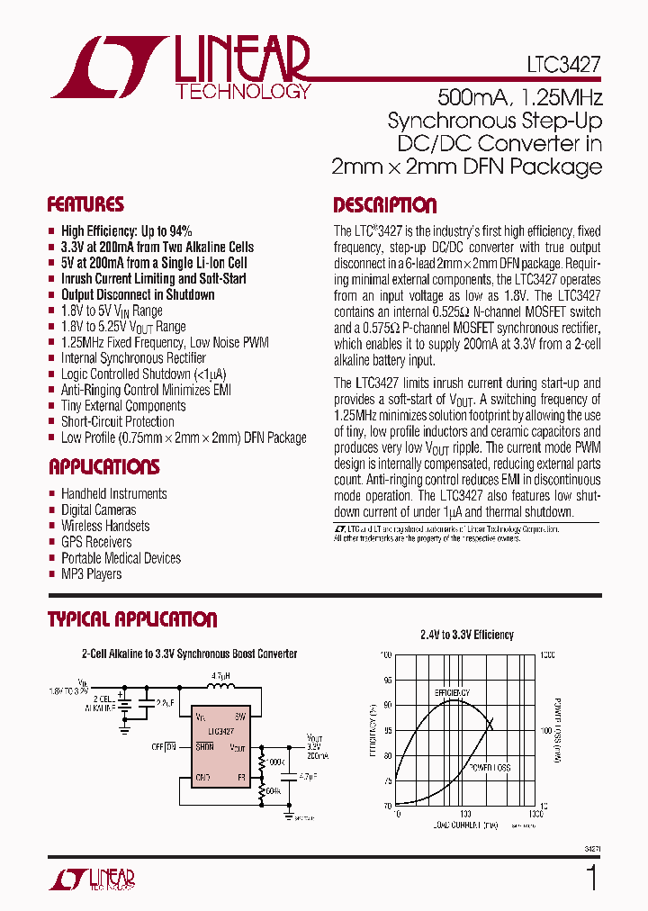 LTC3427_396227.PDF Datasheet