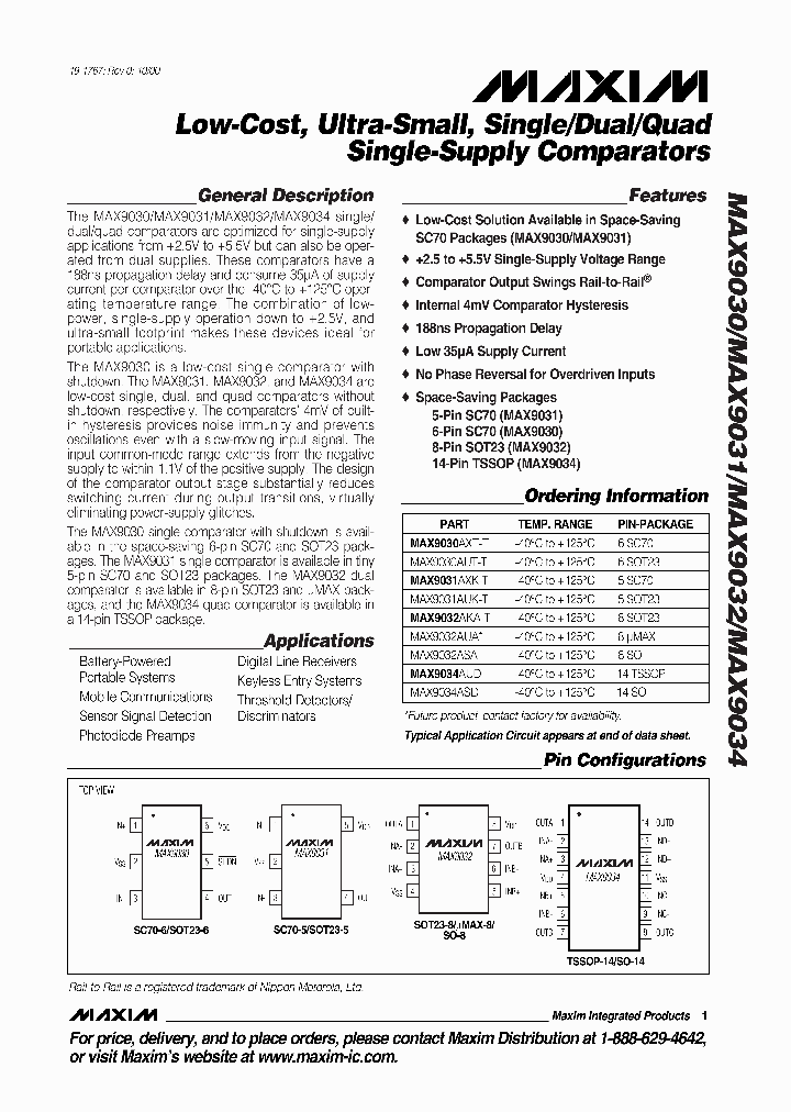 MAX9030_3330.PDF Datasheet