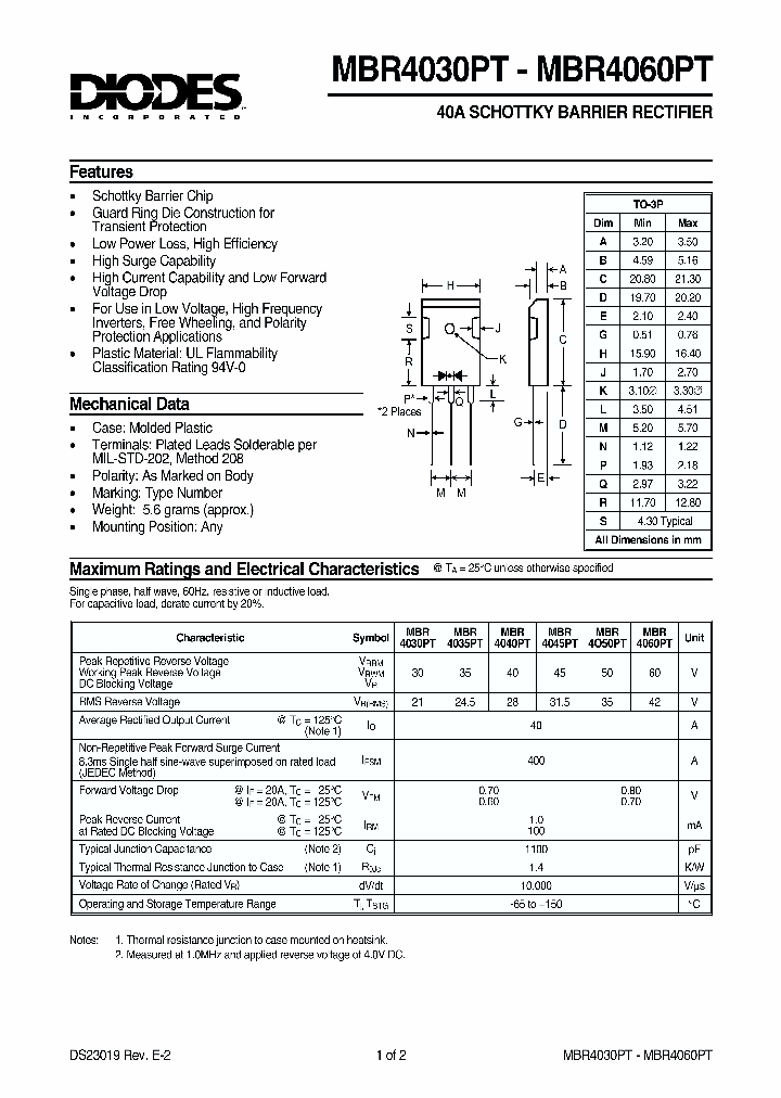 MBR4060PT_176428.PDF Datasheet