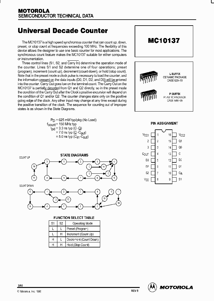 MC10137_128989.PDF Datasheet