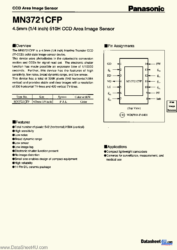 MN3721CFP_410128.PDF Datasheet