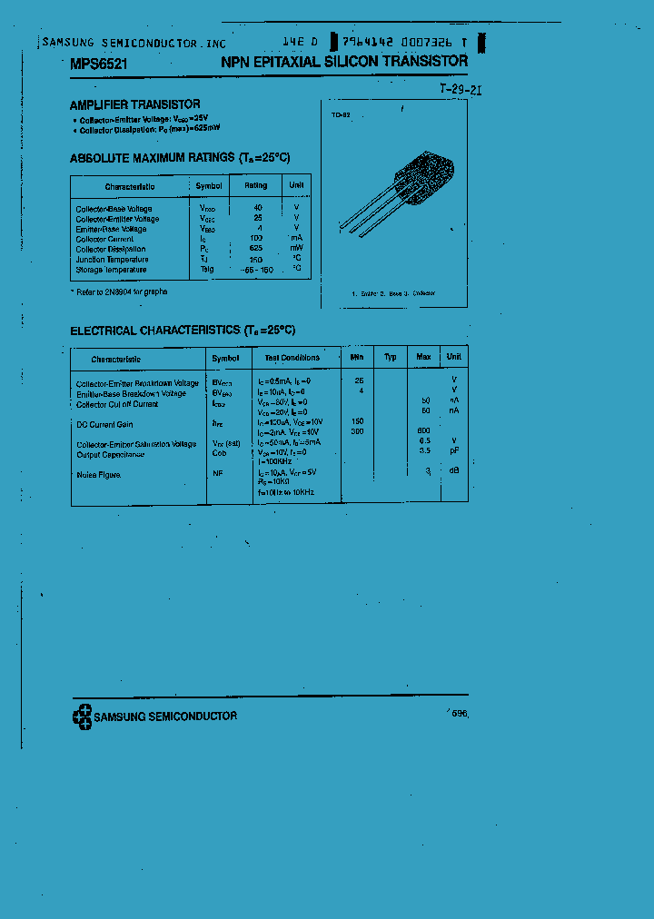 MPS6521_424010.PDF Datasheet