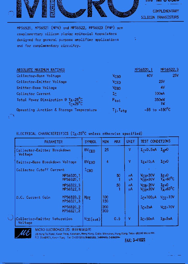 MPS6523_417480.PDF Datasheet