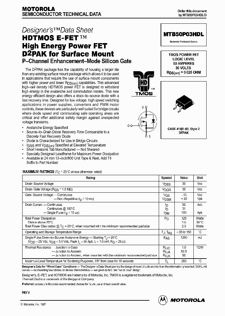 MTB50P03HDL_404877.PDF Datasheet