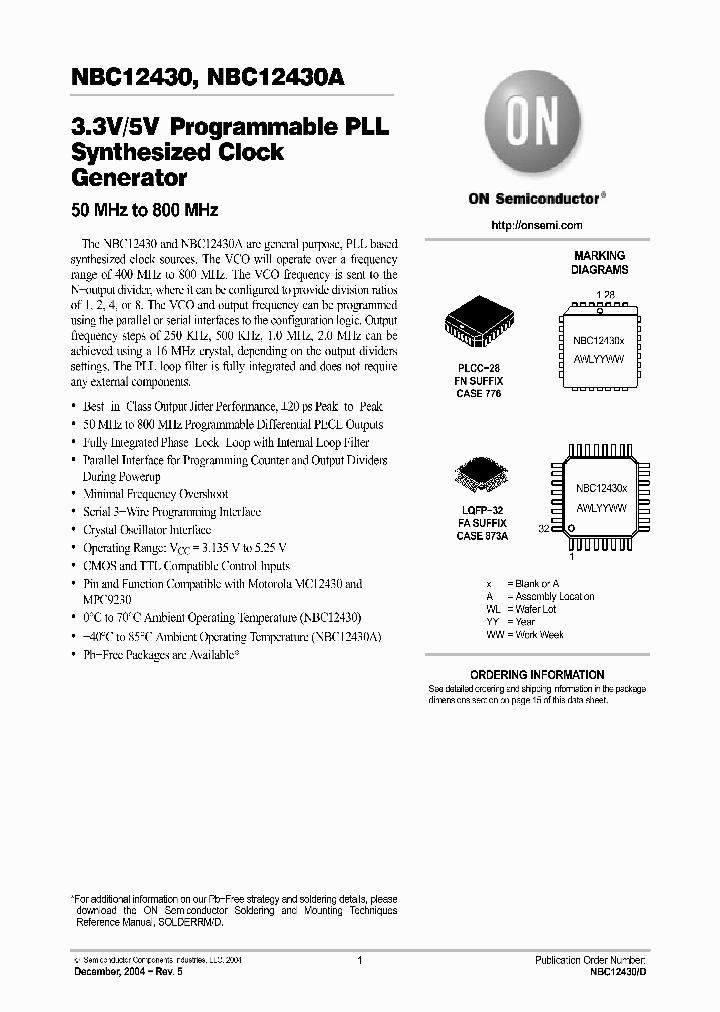 NBC12430FAG_433443.PDF Datasheet