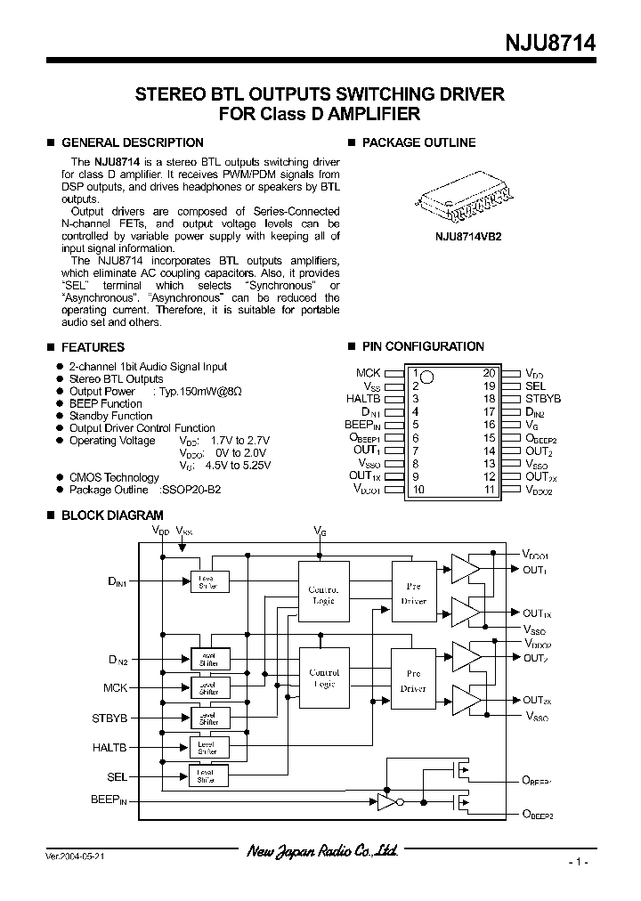 NJU8714_418015.PDF Datasheet