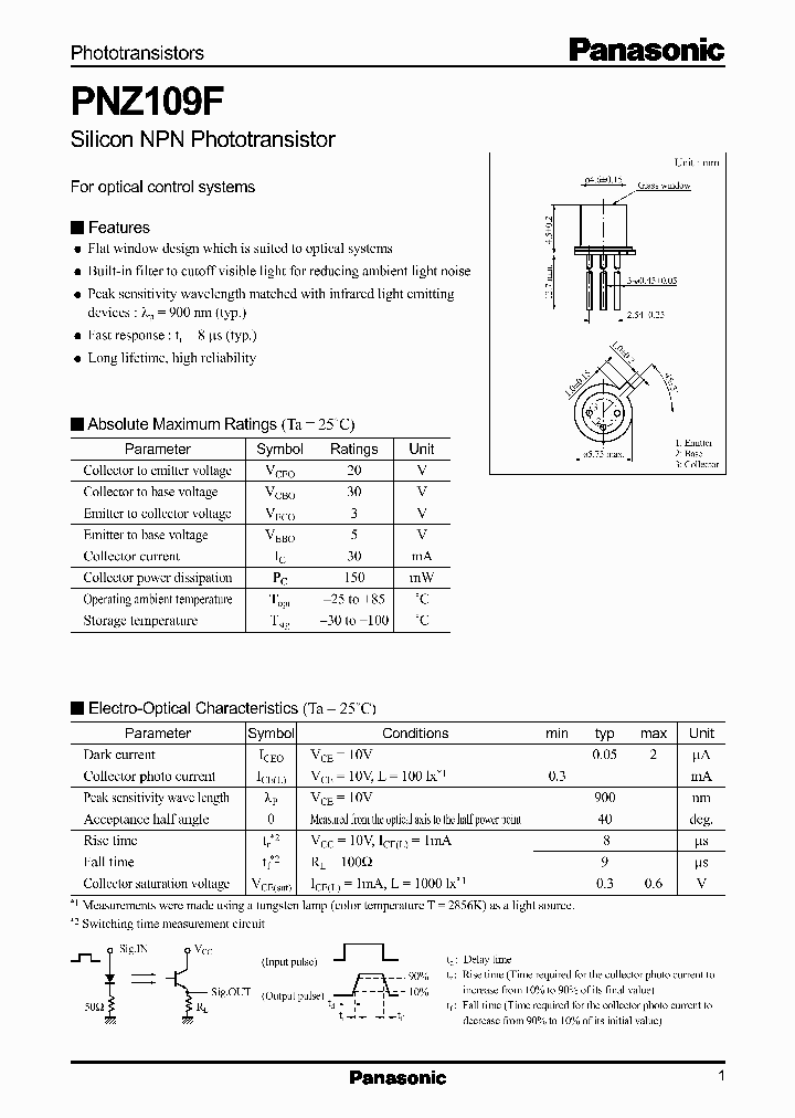 PNZ109F_407365.PDF Datasheet