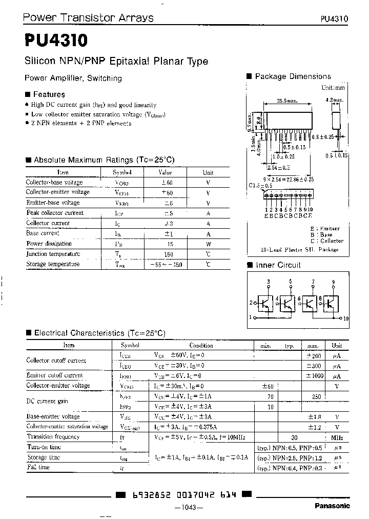 PU4310_416063.PDF Datasheet