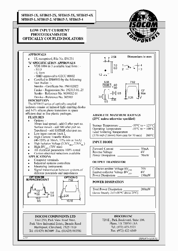 SFH615-3_416512.PDF Datasheet