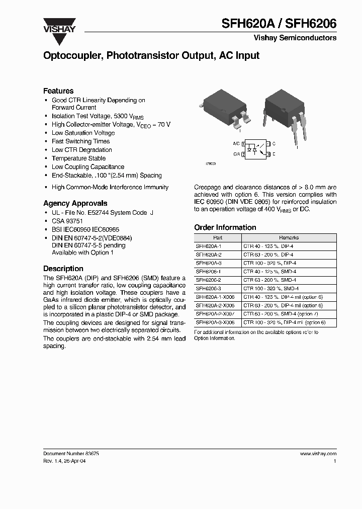 SFH620A-1-X006_49583.PDF Datasheet