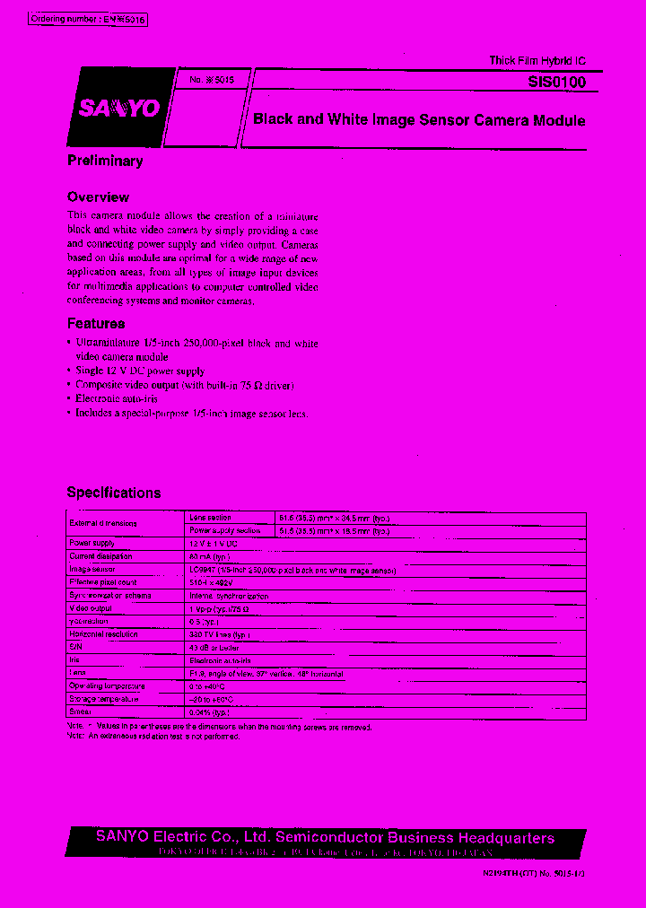 SIS0100_413182.PDF Datasheet