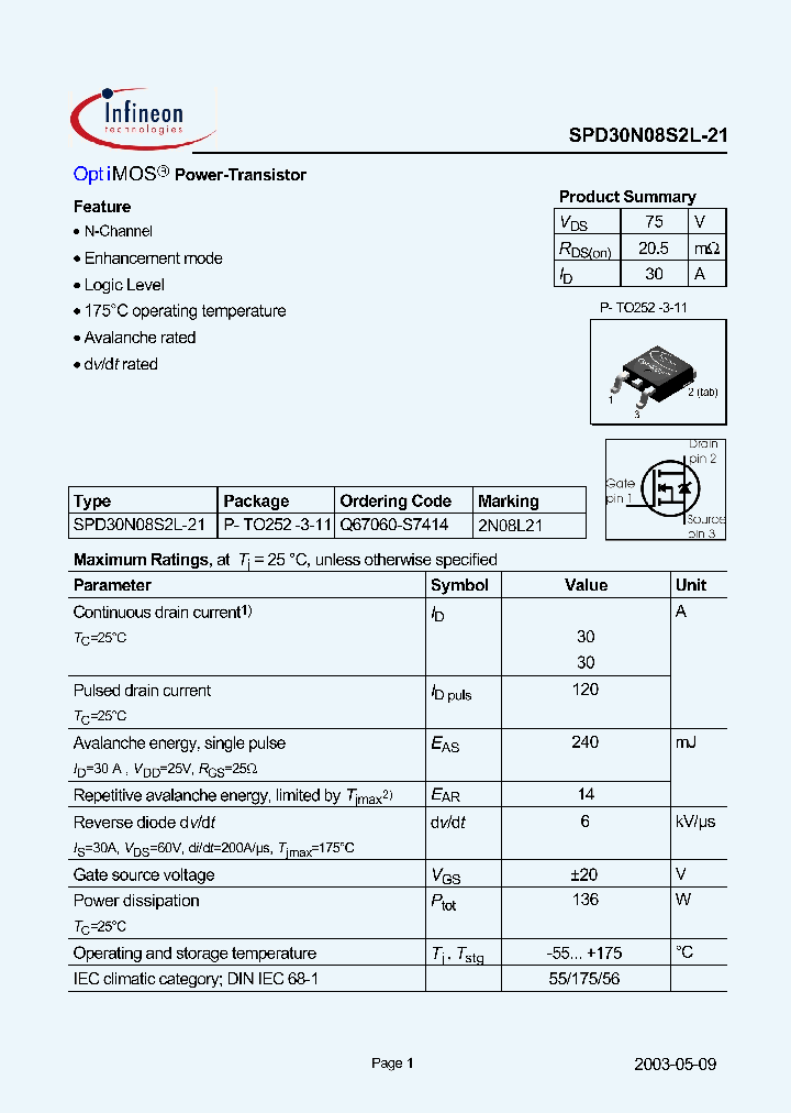 SPD30N08S2L-21_431903.PDF Datasheet