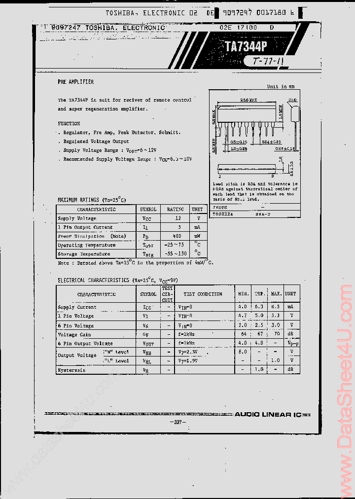 TA7344P_406972.PDF Datasheet