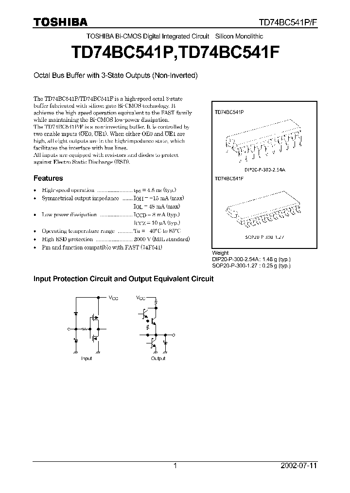 TD74BC541P_415675.PDF Datasheet