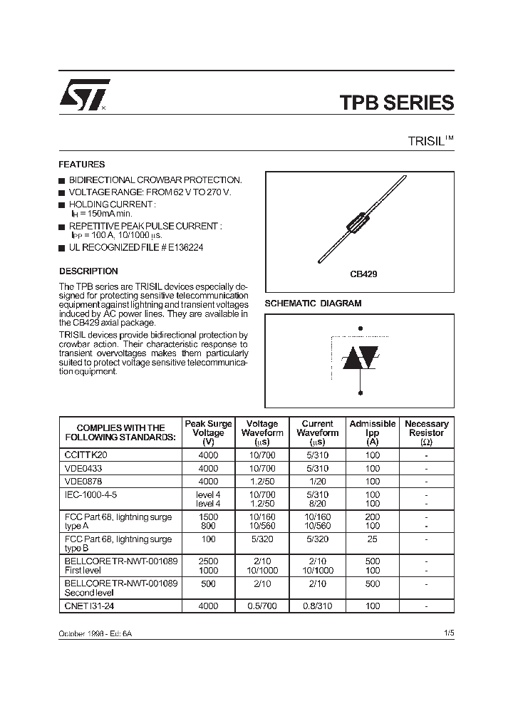 TPB100_65368.PDF Datasheet