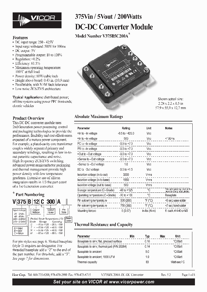 V375B5C200A_394713.PDF Datasheet